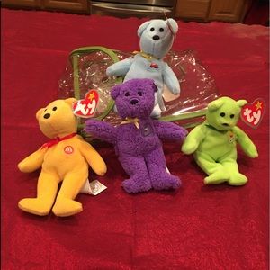 McDonald's Teanie Beanie Bears set of 4